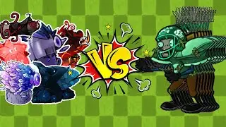 PVZ 1 Fusion 3 3 Challenge ⚡ 1 Fusion Plant Vs 300 Random Zombies &ndash; Shocking End!