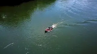 Honda 2.3HP on my NuCanoe Frontier 12 Kayak