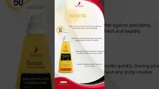 Stay Protected & Radiant: Zenius Anti-Pollution Sunscreen Lotion 🌞✨ #ayurvedic #zeniusindia