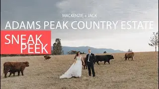 Sneak peek film - Adams Peak Country Estate Wedding