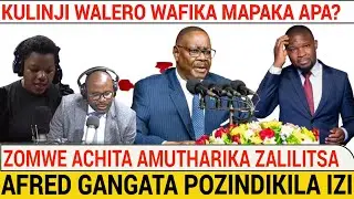 LERO PA PROGRAM YA KULINJI KWAPHULIKASO NKHANI IYI, KUTSATILA KUTHOTHOLEDWA MAPIKO A AFRED GANGATA