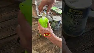 Emergency Salt Water Lamp - No Batteries Needed