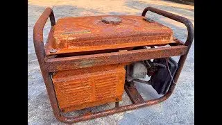 Restoration Generator rusty | Old Japanese generator (gasoline engine)