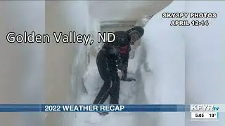 Extremes and historic blizzards: 2022 North Dakota weather recap