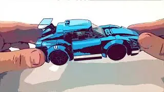 2021 NEW SET LEGO CITY 60285 Sports Car Aerodynamic vs Driver Speed Build Bricks add Effect