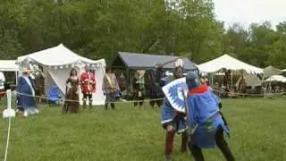 SCA EK spring Crown Tournament 2009 Oscod vs a Serpentius fighter then Damon vs Edward of Iron Bog