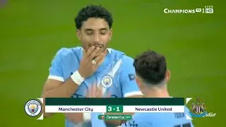 FULL HIGHLIGHT (3-1) MAN CITY VS NEWCASTLE | CARABAO CUP 2025/26 | MARMOUSH & REIJNDERS GOAL FANSCAM