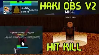 TOMEI HIT KILL FAZENDO HAKI da obs V2 e  PERDI TODAS AS FRUTAS QUE TINHA PEGO no BLOX FRUITS