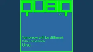Tomorrow Will Be Different (Original Mix)