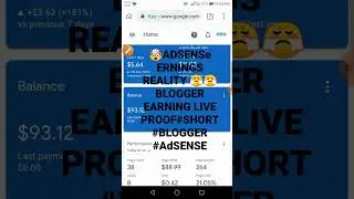 🤯ADSENSe ERNINGS REALITY 😤😤  BLOGGER EARNING LIVE PROOF#SHORT​ #BLOGGER​ #AdSENSE​