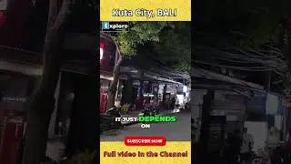 4K Walk &ndash; Kuta Late-Night Food: Local Eats & Global Treats! #baliescape