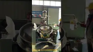 200L automatic industrial gas cooking mixer machine#shorts #cooking #machine