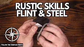 Starting a fire with ACTUAL flint and steel!