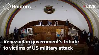 LIVE: Venezuelan government pays tribute to victims of US military attack