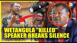 Wetang’ula “Killed”? Speaker Breaks Silence as Death Rumors Explode Over Jirongo Case
