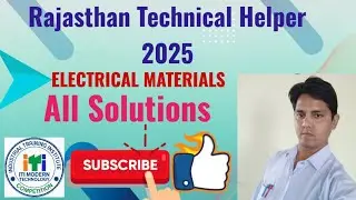 📚🎯 चालक, कुचालक, अर्द्धचालक l Conductor, Insulator, Semiconductor l Rajasthan Technical Helper 2025
