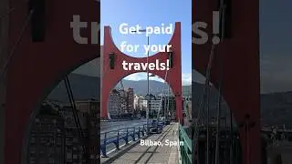 Get paid for your travels! Guggenheim museum, Bilbao, Spain