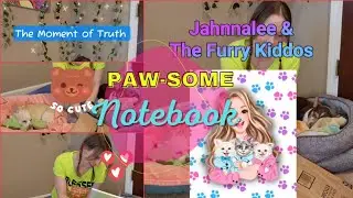 Dog & Cat Notebook- Jahnnalee & The Furry Kiddos🐾👩&zwj;🏫💕 Unboxing & Review ✨️