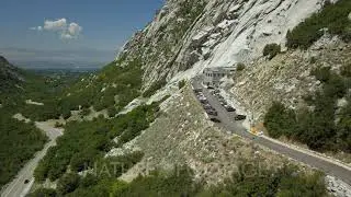 Aerial Mormon LDS Church secure mountain vaults security. Granite Records Vault Mountain a solid ...