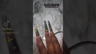 Goodbye Spooky Extendos  #asmrtingle #nailasmr #oddlysatisfying