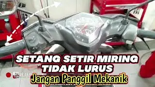 MEMPERBAIKI SETANG SETIR YANG MIRING DAN BENGKOK