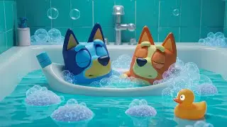 Bluey and Bingo&rsquo;s Relaxing Bath Time 🛁 Chill Piano Music for Relaxation & Stress Relief 🎶