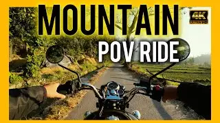 ⛰️ Cruising Through a Beautiful Himalayan Village on a Sunny day🌞| POV Drive l Raw Sound 🎧 ASMR 