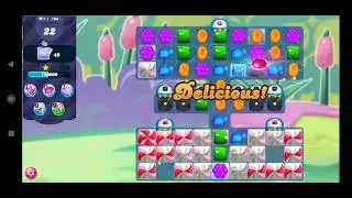 Candy Crush Saga Nightmare Level (166) ⭐⭐ No Booster