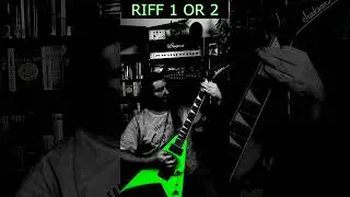 Which Riff is better?  Thrash Metal Riffs Like Exodus Metallica Megadeth Slayer #metal #thrashmetal