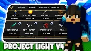 IS Project Light V4 the Ultimate MCPE Client ? 🤔