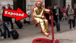 Magic trick revealed 🤯 ( the levitating man )
