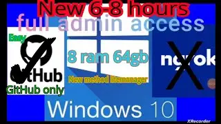 New free  RDP 6-8 hours 8 ram ! 64gb? GitHub new method