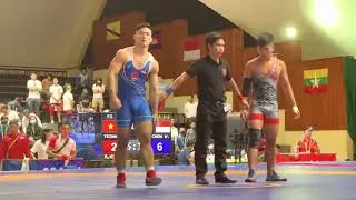 SEA Wrestling Championship 2022, Men&rsquo;s 79Kg. Freestyle Final (SGP Gold, VIE silver, THA Bronze)