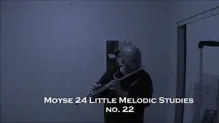 Marcel Moyse - 24 Little Melodic Studies for flute: No. 22