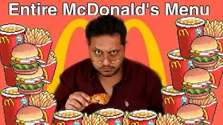 We Ordered everything from McDonald's ( South India )