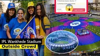Marine Drive Crowd During IPL Match Mi vs KKR