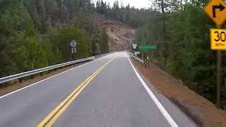 No Music, No Talking - Just Driving on CA Hwy 3 near Trinity Lake (Part 1)