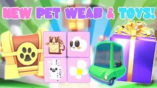 Pet Wear & Toy Refresh | Mini Car & Chocolate Chip Bat Dragon Backpack! | Roblox Adopt Me| Riivv3r