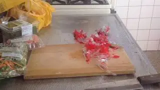 Plastic soep  met verpakkingsmaterialen plasticsoep