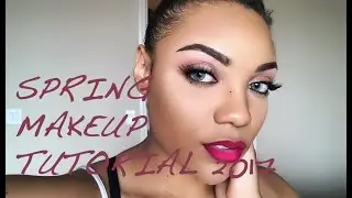 FLAWLESS SPRING MAKEUP 2017 | Leann Summers