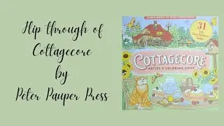 Flip through of Cottagecore by Peter Pauper Press