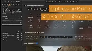 Capture One Pro 12 - Creating Workspace