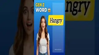 Hangry 😤 | Slang of the Day | Ojashwini English Hub