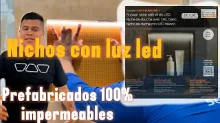 Instalaci&oacute;n paso a paso de nicho con LED LIPROTEC de Schluter (20&Prime;)