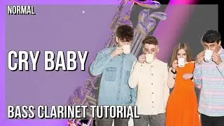 How to play Cry Baby by Clean Bandit & Anne Marie ft David Guetta on Bass Clarinet (Tutorial)