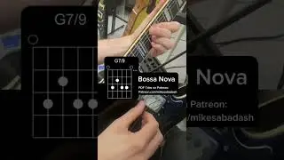 Bossa Nova rhythm fingerstyle 🎸 #guitar #guitartricks #guitarlesson #tabs #bossanova #табы