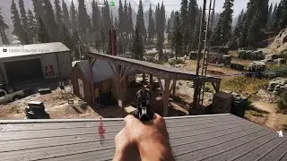 Far Cry 5 Stealth Gameplay | Pistol Only |  No Alarms | Whitetail Park Liberation