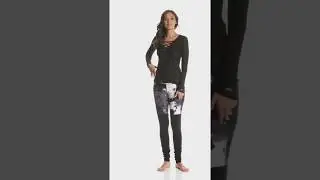 Alo Yoga Printed Goddess Yoga Leggings | SwimOutlet.com