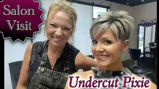 Salon Visit ~ Latest Color & Cut Details for My Undercut Pixie