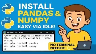 How to install pandas & numpy on Python 3.12 Windows | Beginner-Friendly